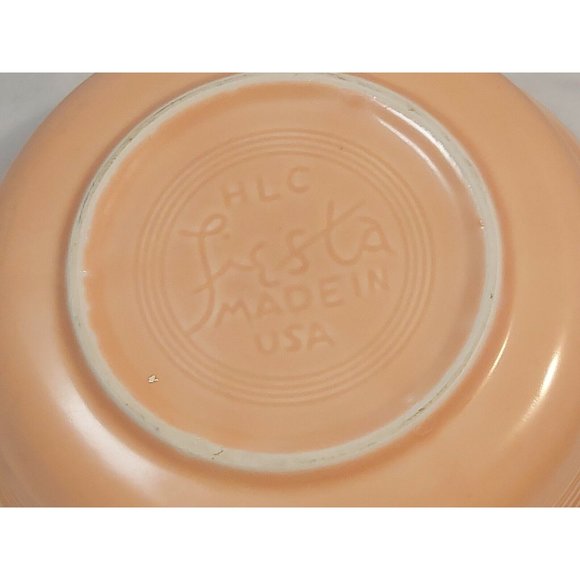 HLC Fiesta ware Rose color 7" Cereal Bowl Pink ceramic HLC USA 1 pc - Picture 2 of 6